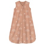 Yoofoss Baby Sleep Sack 0-6 Months 0.5 TOG Baby Wearable Blanket, 100% Organic Cotton Infant Toddler Sleeping Sack 2-Way Zipper Lightweight Sleep Sack, Grizzly