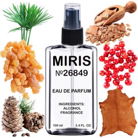 MIRIS No. 26849, Inspired by Gu Pour Homme 2003, Long-Lasting Eau de Parfum for Men, Spray 3.4 Fl Oz / 100 ml