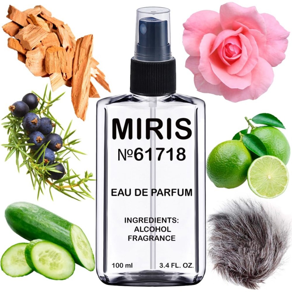 MIRIS No. 61718, Inspired by Roses on Ice, Long-Lasting Unisex Eau de Parfum for Women & Men, Spray 3.4 Fl Oz / 100 ml