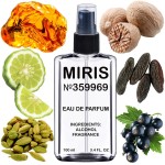 MIRIS No. 359969, Inspired by Seduction in Black, Long-Lasting Eau de Parfum for Men, Spray 3.4 Fl Oz / 100 ml