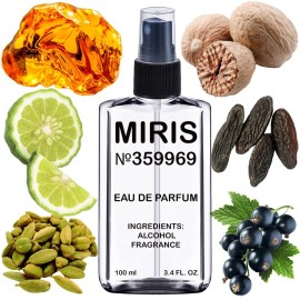 MIRIS No. 359969, Inspired by Seduction in Black, Long-Lasting Eau de Parfum for Men, Spray 3.4 Fl Oz / 100 ml