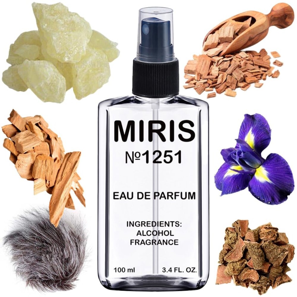 MIRIS No. 1251, Inspired by Intense So Iris, Long-Lasting Unisex Eau de Parfum for Women & Men, Spray 3.4 Fl Oz / 100 ml