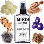 MIRIS No. 1251, Inspired by Intense So Iris, Long-Lasting Unisex Eau de Parfum for Women & Men, Spray 3.4 Fl Oz / 100 ml