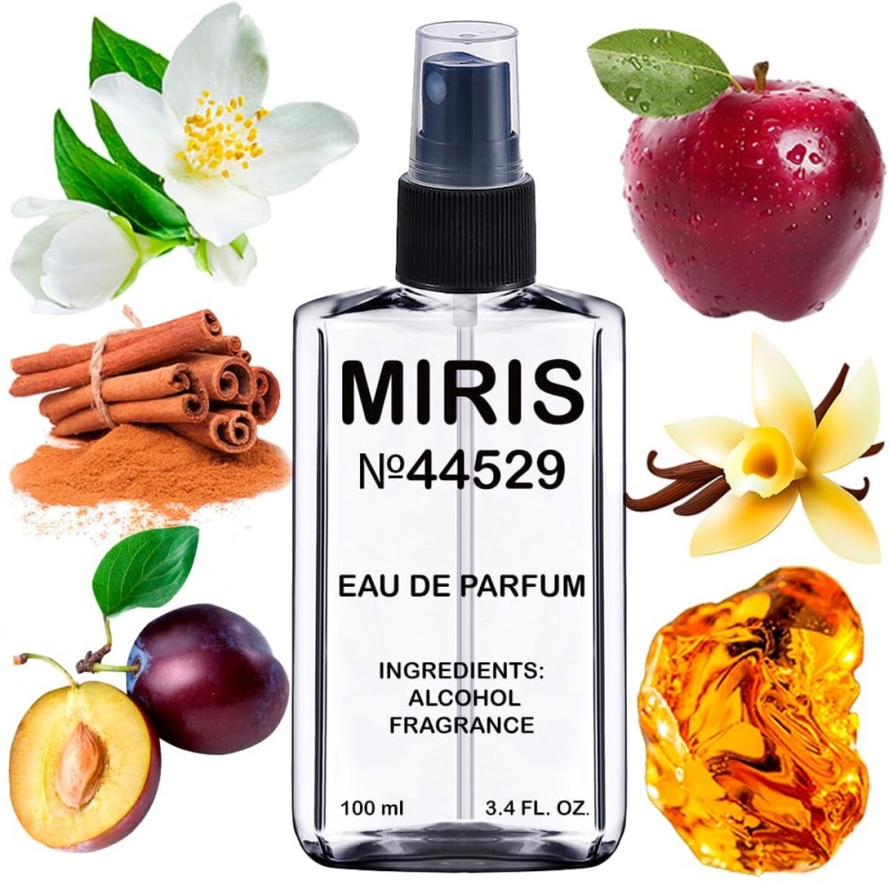 MIRIS No. 44529, Inspired by Fera Black, Long-Lasting Eau de Parfum for Men, Spray 3.4 Fl Oz / 100 ml