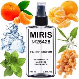 MIRIS No. 25428, Inspired by Aqva Amara, Long-Lasting Eau de Parfum for Men, Spray 3.4 Fl Oz / 100 ml