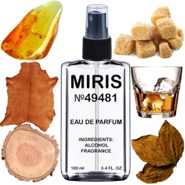 MIRIS No. 49481, Inspired by Dark Rebel, Long-Lasting Eau de Parfum for Men, Spray 3.4 Fl Oz / 100 ml