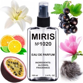 MIRIS No. 1020, Inspired by Pretty Fruity, Long-Lasting Unisex Eau de Parfum for Women & Men, Spray 3.4 Fl Oz / 100 ml