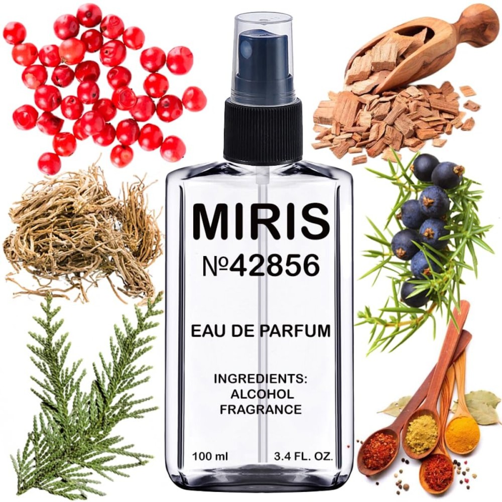MIRIS No. 42856, Inspired by Sycomore, Long-Lasting Unisex Eau de Parfum for Women & Men, Spray 3.4 Fl Oz / 100 ml