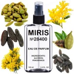 MIRIS No. 28400, Inspired by Mimosa & Cardamom, Long-Lasting Unisex Eau de Parfum for Women & Men, Spray 3.4 Fl Oz / 100 ml