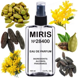 MIRIS No. 28400, Inspired by Mimosa & Cardamom, Long-Lasting Unisex Eau de Parfum for Women & Men, Spray 3.4 Fl Oz / 100 ml