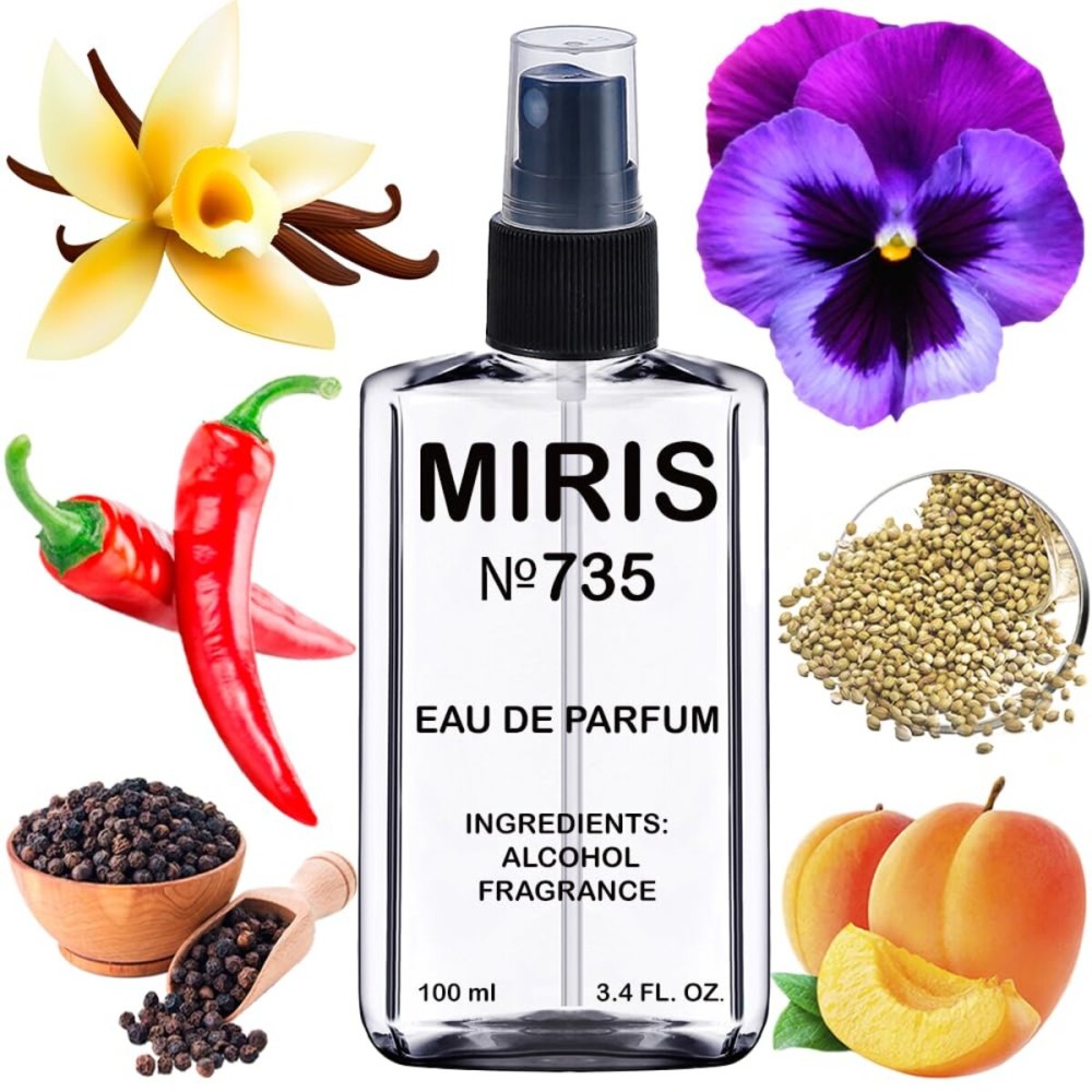 MIRIS No. 735, Inspired by Ultraviolet, Long-Lasting Eau de Parfum for Women, Spray 3.4 Fl Oz / 100 ml