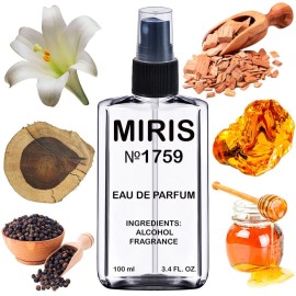 MIRIS No. 1759, Inspired by Sensuous, Long-Lasting Eau de Parfum for Women, Spray 3.4 Fl Oz / 100 ml