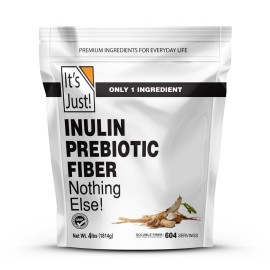 It\'s Just! - Inulin Prebiotic Fiber Sweetener, Product of Belgium, Chicory Root Powder (4 Pound (Pack of 1))