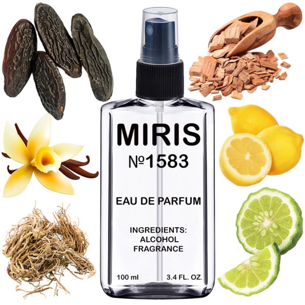 MIRIS No. 1583, Inspired by Allure Homme Blanche, Long-Lasting Eau de Parfum for Men, Spray 3.4 Fl Oz / 100 ml