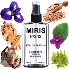MIRIS No. 242, Inspired by Green Irish Tweed, Long-Lasting Eau de Parfum for Men, Spray 3.4 Fl Oz / 100 ml