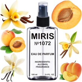 MIRIS No. 1072, Inspired by Sweet Vanilla, Long-Lasting Eau de Parfum for Women, Spray 3.4 Fl Oz / 100 ml