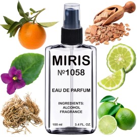 MIRIS No. 1058, Inspired by Boise Fruite, Long-Lasting Unisex Eau de Parfum for Women & Men, Spray 3.4 Fl Oz / 100 ml