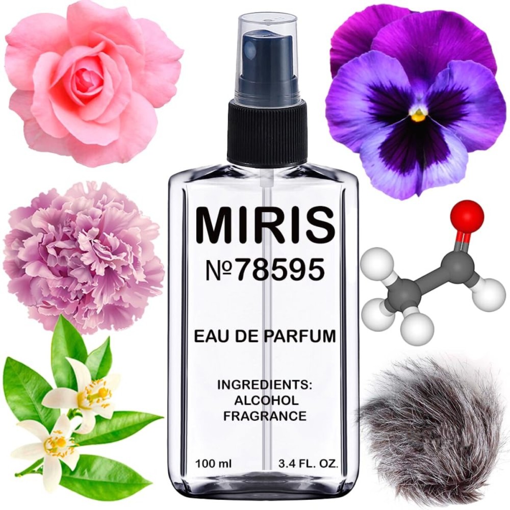 MIRIS No. 78595, Inspired by Blanche, Long-Lasting Eau de Parfum for Women, Spray 3.4 Fl Oz / 100 ml