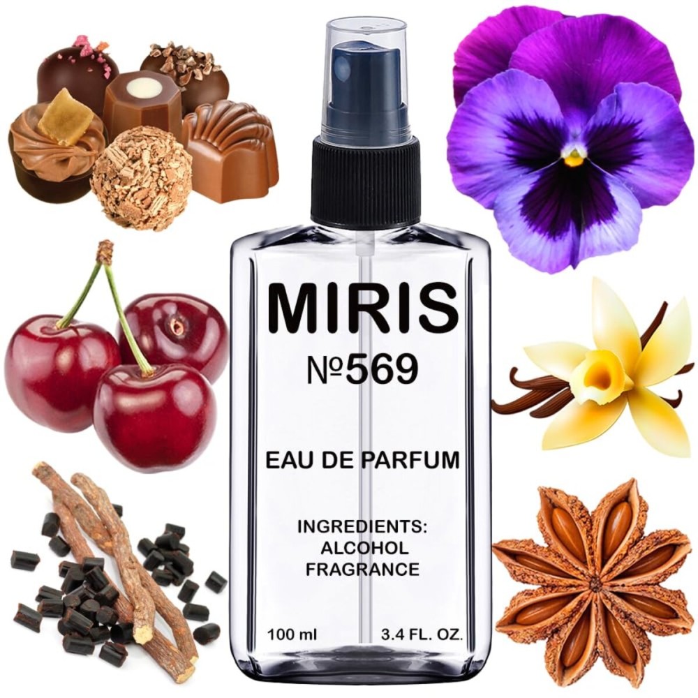 MIRIS No. 569, Inspired by Lolita Lemp, Long-Lasting Eau de Parfum for Women, Spray 3.4 Fl Oz / 100 ml