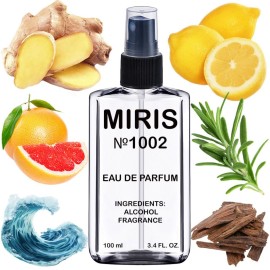 MIRIS No. 1002, Inspired by Aoud Forest, Long-Lasting Unisex Eau de Parfum for Women & Men, Spray 3.4 Fl Oz / 100 ml