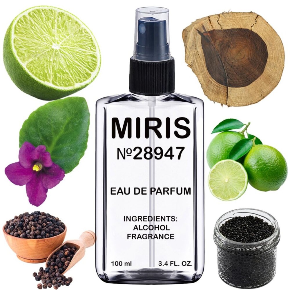 MIRIS No. 28947, Inspired by 212 Vip Men Wild Party, Long-Lasting Eau de Parfum for Men, Spray 3.4 Fl Oz / 100 ml