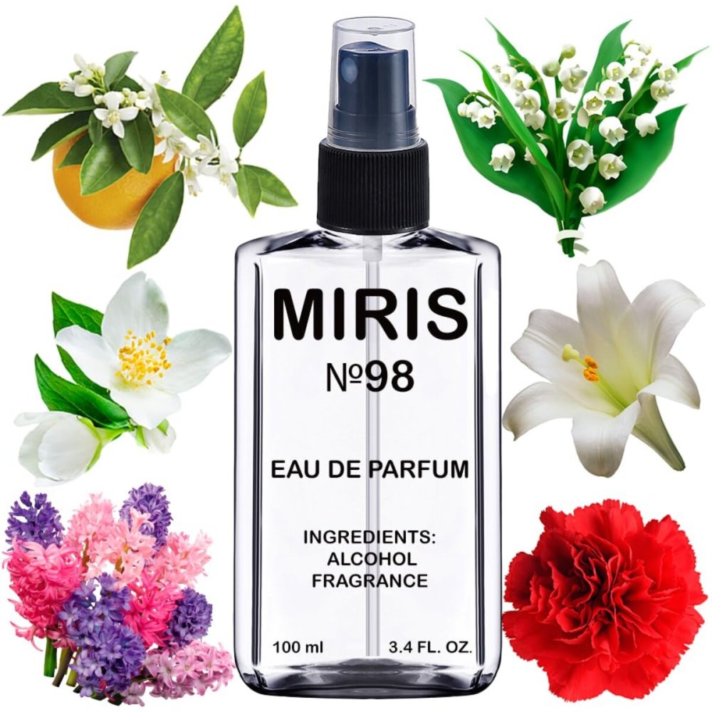 MIRIS No. 98, Inspired by Anais Anais, Long-Lasting Eau de Parfum for Women, Spray 3.4 Fl Oz / 100 ml