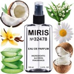 MIRIS No. 32478, Inspired by Coconut Passion, Long-Lasting Eau de Parfum for Women, Spray 3.4 Fl Oz / 100 ml