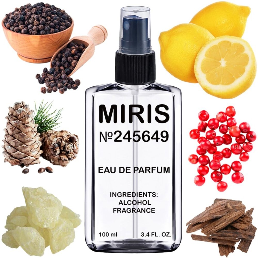 MIRIS No. 245649, Inspired by Intense Pepper, Long-Lasting Unisex Eau de Parfum for Women & Men, Spray 3.4 Fl Oz / 100 ml
