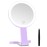 Lighted Makeup Mirror, 30X Magnifying Mirror with Light, Hanging and Handheld Mirror with Handle, Purple
