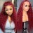 Bworto Burgundy Wig Human Hair 99j Burgundy 13x6 Deep Wave Lace Front Wigs Human Hair Pre Plucked HD Transparent Lace Frontal Wigs for Black Women Red Colored Wig 20 Inch
