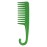 Wapodeai Wide Tooth Comb Shower Comb With Hook, Good for Curly Hair Wet Dry, Premium Tangle Free Combs Green.