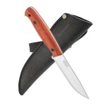 BPSKNIVES Flamebird Adventurer - Fixed-Blade Carbon Steel Bushcraft Knife with Leather Sheath - Outdoor Full Tang Utility Knives - Camping Knives - Survival Tactical Camp Knife