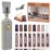Vinyl Floor Furniture Repair Kit, Linoleum Repair Hard Wax 6 Color Hard Wax Touch Up Marker Cover Scratches, Stains,Cabinet, Table Cracks, Holes for Door
