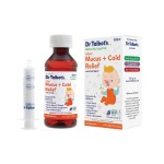 Dr. Talbot\'s Infant Mucus and Cold Relief with Cell Salts - 4 fl oz - Naturally Inspired Kids Cold Medicine - Grape Juice Flavor - Includes Syringe