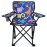 KABOER Kids Multicolor Dinosaur Pattern Outdoor Folding Camping Chair with Cup Holder and Carrying Bag for Beach Picnic Camping Travel Lawn