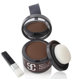 SOVONCARE Hairline Powder - Root Touch Up & Gray Hair Concealer for Men and Women, Instantly Covers Thinning Hair and Bald Spots, Natural-Looking Coverage Hazel Brown