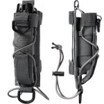 OneTigris Flashlight Holster Molle Flashlight Holder for Belt Tactical Pouch for Torch Linear Hand Tool with Open-top MOLLE Strap for Vertical & Horizontal Carrying