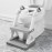 Potty Training Seat with Step Stool Ladder for Kids and Toddler,Wiifo Sturdy Potty Ladder with Soft Padded Cushion for Toddler Boys and Girls(Light Grey) 2025 New Version