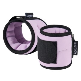 AceSpear Ankle Weights Sets for Men Women Kids 1lb 2lb 3lb 4lb 5lb Leg Weights Arm Wrist Weights Gym for Foot Exercise Training Workout Walking Jogging Yoga (Purple, 2 lbs x 2)