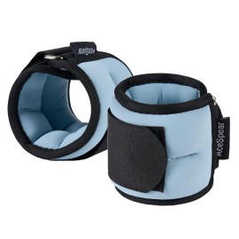 AceSpear Ankle Weights Sets for Men Women Kids 1lb 2lb 3lb 4lb 5lb Leg Weights Arm Wrist Weights Gym for Foot Exercise Training Workout Walking Jogging Yoga (Blue, 2 lbs x 2)