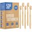 VIVAGO Bamboo Toothbrushes Medium Bristles 50 Pack - BPA Free Medium Bristles Toothbrushes for Adults - Eco-Friendly, Natural Wooden Toothbrush