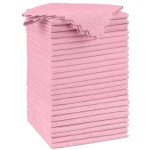 Orighty Microfiber Cleaning Cloth, 24 Pack Highly Absorbent Cleaning Supplies, Reusable Clean Rags for House, Microfiber Cloth for Kitchen, Window, Car Care, 11.5x11.5 inch Pink
