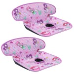 INFANZIA Dry Seat,Car Seat Protector Waterproof Carseat Liner Potty Training Toddlers, Baby and Infants, Piddle Pad for Carseats Strollers (Purple, 2 Packs