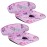 INFANZIA Dry Seat,Car Seat Protector Waterproof Carseat Liner Potty Training Toddlers, Baby and Infants, Piddle Pad for Carseats Strollers (Purple, 2 Packs