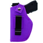 Gun Holster for Men&Women, IWB/OWB 9mm Holsters, 380 Pistol Holster fits Glock 19/17/23/26/27/42/43x, S&W M&P Shield, Sig Sauer and Similar Handguns (Purple)
