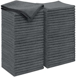 AIDEA Microfiber Cleaning Cloth Grey 50PK, Microfiber Towels for Cars, Premium Car Cloths, Dusting Cloth Lint Free Cleaning Rags for SUVs, House, Kitchen, Window, Workshops,11.511.5