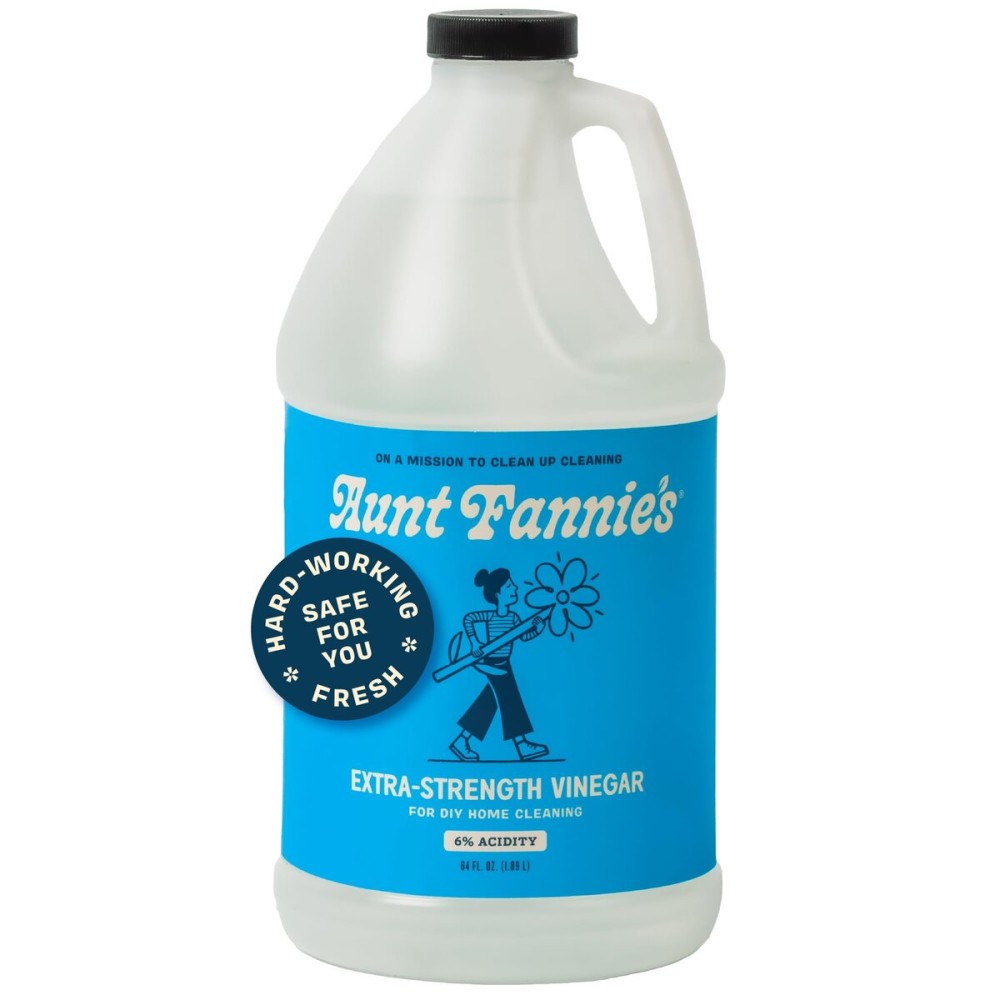 Aunt Fannie\'s Extra Strength Cleaning Vinegar, 64 Ounce, Multipurpose Household Cleaner, No Added Scents, Dyes, or Other Additives