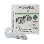 MOOGCO The Original Silver Nursing Cups - 999k Silver Nipple Cups - Nipple Shields for Breastfeeding Newborn - Protective Silver Nipple Covers for Nursing Moms (TriLaminate X-Large)