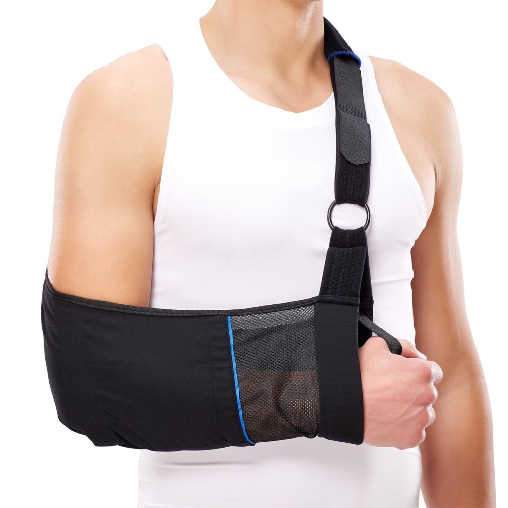 Comforband Arm Sling - Lightweight & Breathable Medical Sling with Adjustable Shoulder Strap for Torn Rotator Cuff, Broken or Fractured Forearm Bones (Junior)