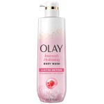 Olay Body Wash for Women, Intensely Hydrating, Pro-Hyaluronic Acid Serum Complex, Renews Moisture, Vitamin B3 Lameller Technology, For All Skin Types, Strawberry Summer Fizz Scent, 20 fl oz